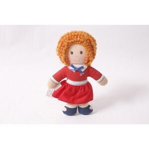 1982 Knickerbocker Little Orphan Annie Rag Doll Vintage Soft Toy ~260423-WH 1093